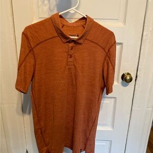Smartwool Men's Orange Polo Shirt